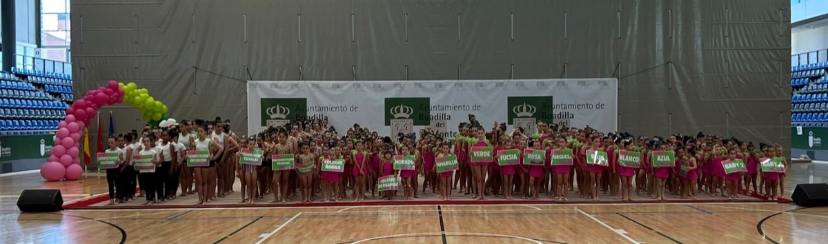 Panorámica de la exhibición de fin de curso