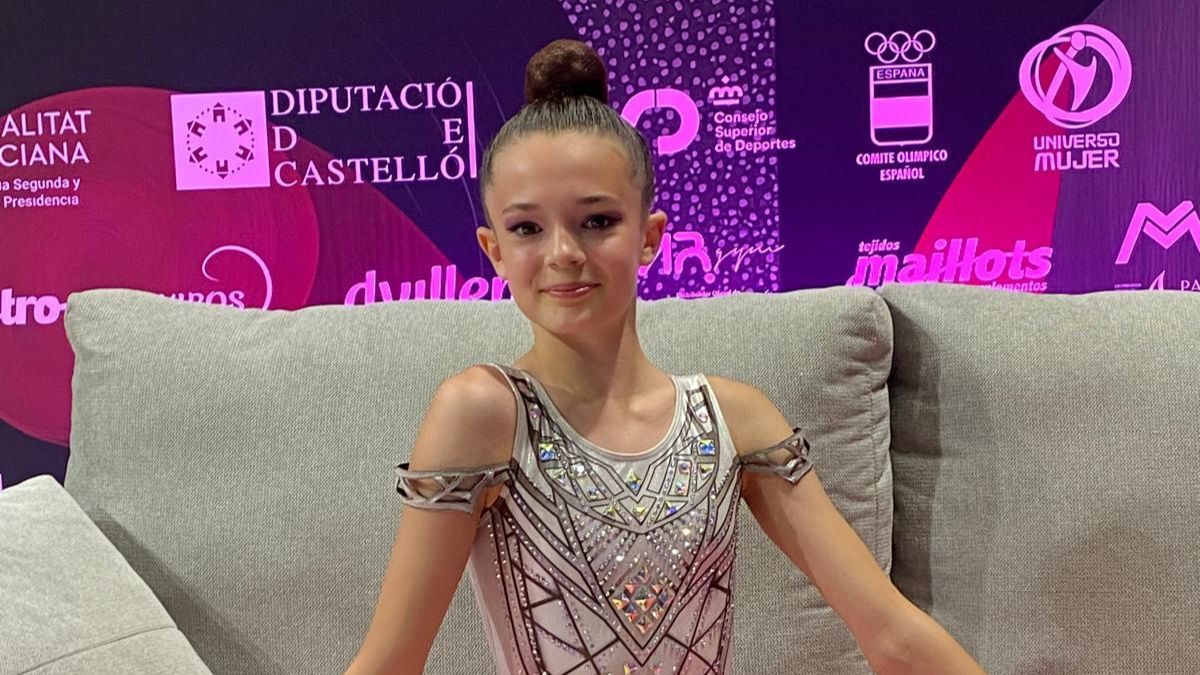 Carlota Fraile durante el Campeonato de España por Equipos en Castellón