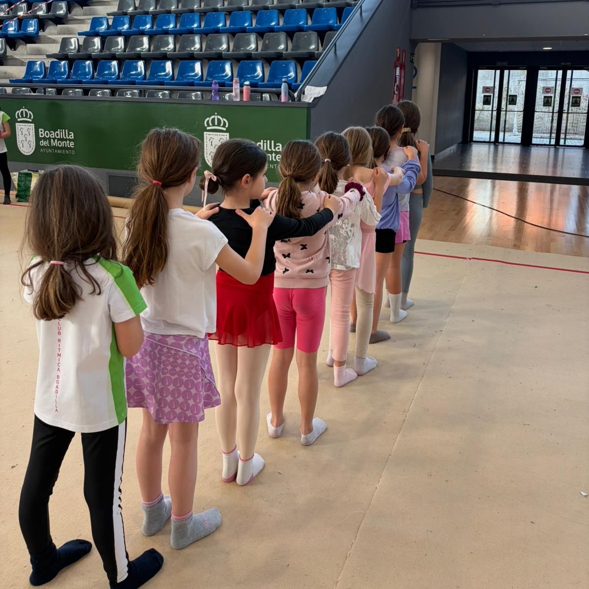 El grupo Blanco durante la actividad de Rítmica con Valores