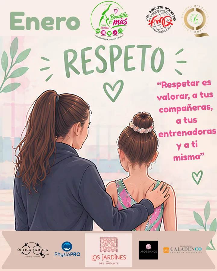Cartel del valor de enero: Respeto
