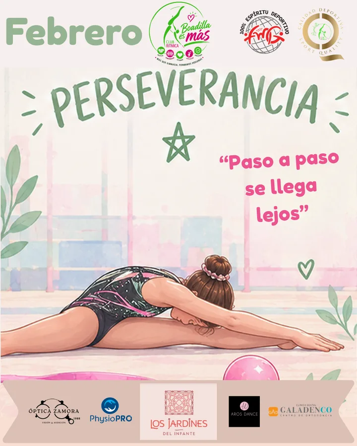 Cartel del valor de febrero: Perseverancia