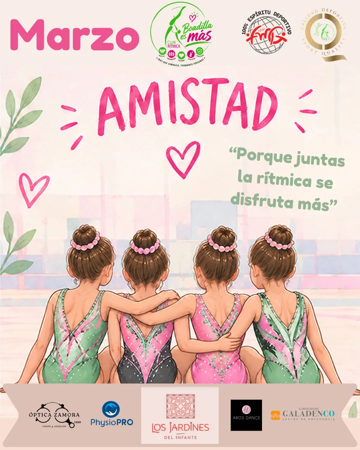 Cartel del valor de marzo: Amistad